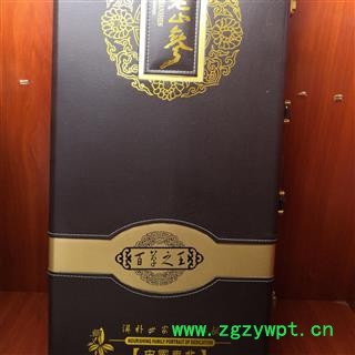 新辉药业人参 精装皮盒或木盒60公分礼品山参一套带参图2