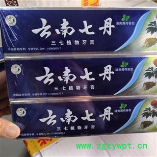 新辉药业云南三七 云南七丹 三七植物精华牙膏图3