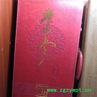 新辉药业人参  精装皮盒礼品参 60公分皮盒木盒两种规格图3