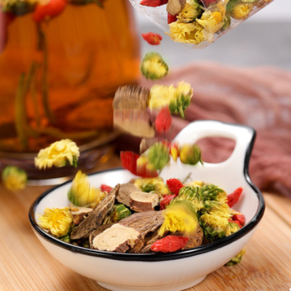 菊花决明子牛蒡茶熬夜恢复茶菊花决明子泡茶枸杞金银花桂花牛蒡根图3