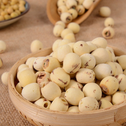 白莲子干 煲汤煮粥无芯白莲子去芯磨皮湘莲子低温烘焙熟莲子图3