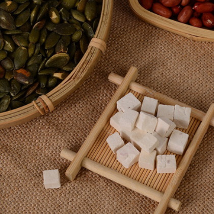 低温烘焙熟茯苓块 云南药食两用白茯苓批发茯苓丁磨粉10斤4元邮费图2