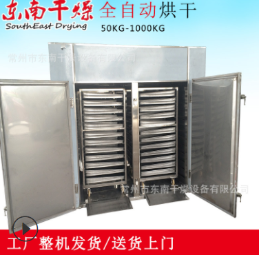 不锈钢制作两门两车烘干机 农产品中药材烘干机烘箱 东南产图2