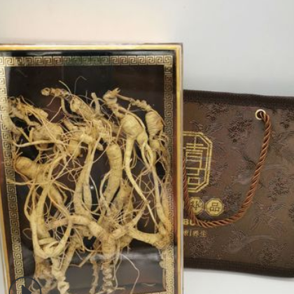 产地批发东北土特产长白山林下人参野山参50g礼盒10棵左右装滋补图2