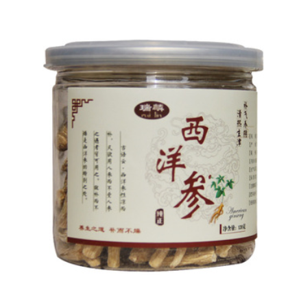 产地厂家批发东北长白山西洋参参腿花旗参粗丁120克罐装 打粉批发图3