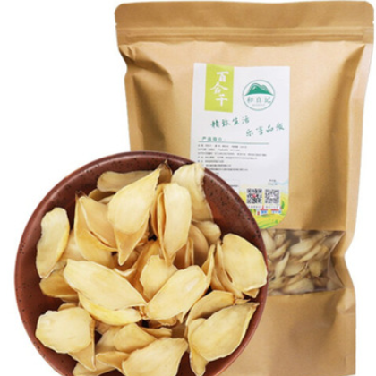 湖南龙山百合干500g微苦新鲜百合银耳莲子羹搭档滋补煲汤食材图2