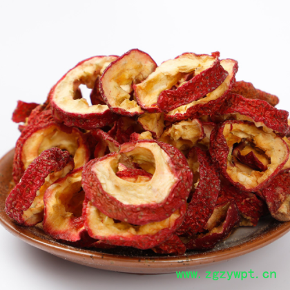 山楂片无核山渣泡茶片 空心圈山楂干 有核中心圈烘干花果茶山楂干图3