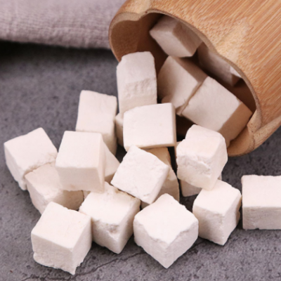 茯苓丁 安徽岳西中药材白茯苓块无熏新货500g多种规格批发茯苓丁