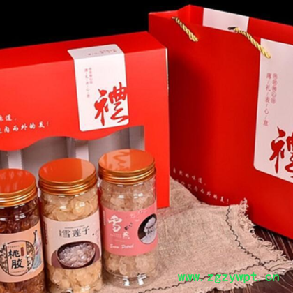 养颜三宝礼盒 桃胶雪燕皂角米组合产地直供 源头批发代发图2
