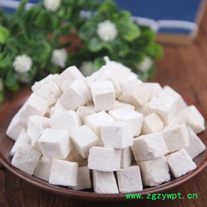 批发中药材茯苓 产地货源茯苓片免费磨粉茯苓丁图2