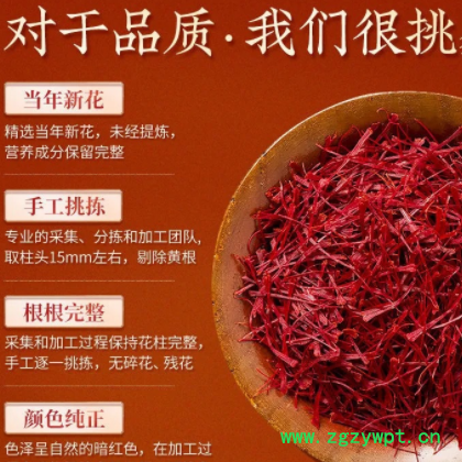 批发中药材藏红花 伊朗产地货源花草茶藏红花图2