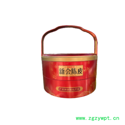 新品新会大红皮小青柑双层礼盒 大红柑老陈皮干仓批发泡茶柑果皮图3