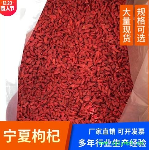 宁夏枸杞子特级中宁头茬大颗粒500g构杞干泡茶红苟杞纪黑男图3