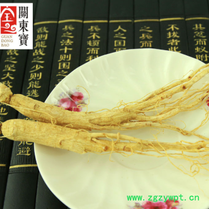 生晒参人参东北长白山新鲜原皮白参6年根礼盒装图3