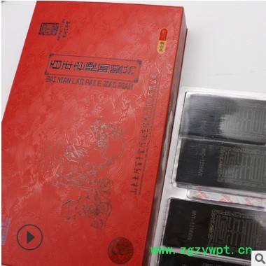 厂家直销山东东阿百年堂阿胶片 驴皮阿胶块250克图2