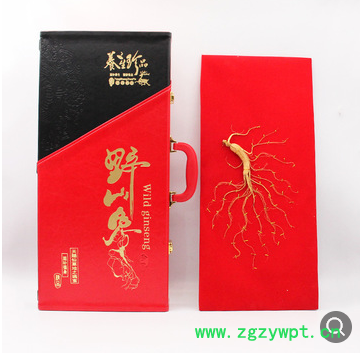 长白山山参礼盒带证带礼袋 东北吉林人参礼盒 东北人参批发图2