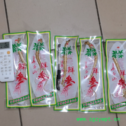 东北人参 保鲜参小礼品 东北长白山人参 产地销售袋装人参图3