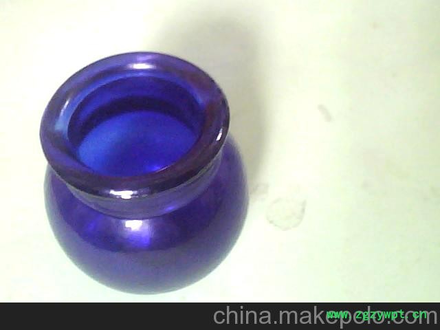 厂家直销玻璃拔火罐 拔罐器 标准1#宝石蓝 加厚保健美容热销品图2