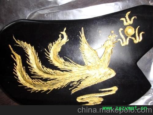 供应天然石刮痧板，雕刻龙凤，手把件等饰品图2