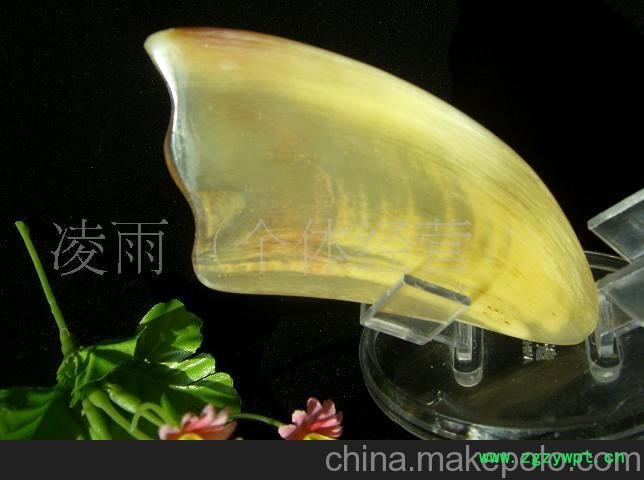 批发供应天然黄牛角刮痧