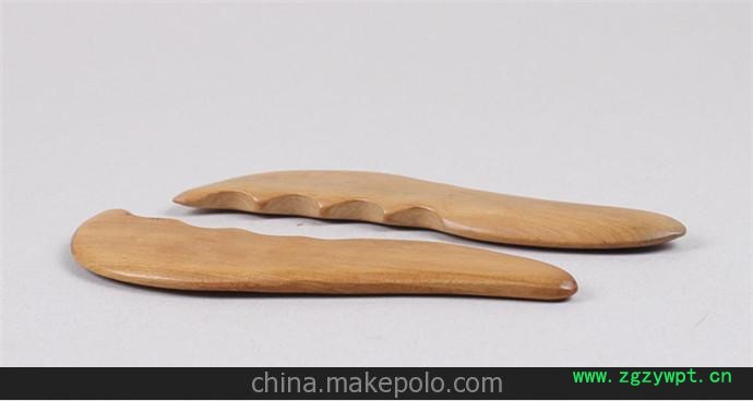 越南天然香木按摩器 尖角按摩器 刮痧器图2