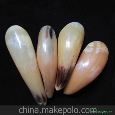 厂家直销 茶勺 牛角刮痧筒 保健牛角按摩点穴 刮痧板 一件代发