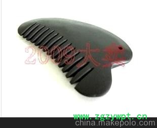 泗滨砭石/砭石梳子/多功能三角梳子/刮痧梳子刮痧板防脱发