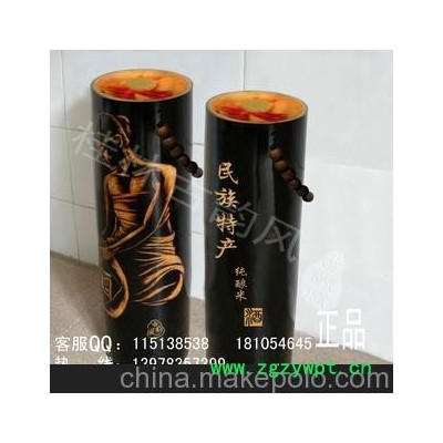 厂家生产供应竹酒瓶、茶叶罐、蜂蜜灌、火罐、蚯蚓筒、竹筒饭钵