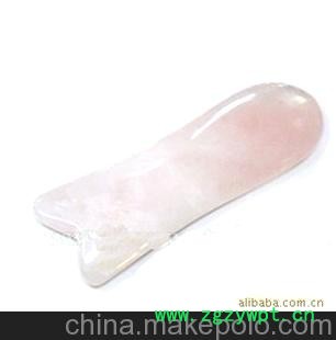 天然 水晶刮痧板 粉晶刮痧板 个人美容院刮痧必备