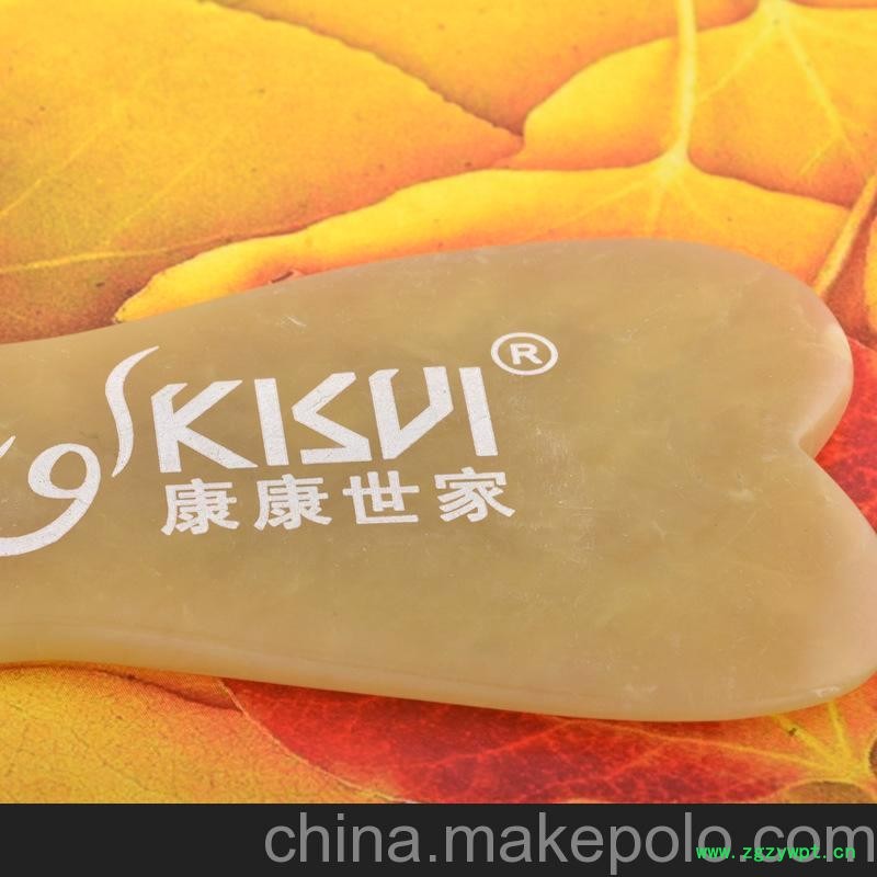 kisvi品牌珠宝工厂白玉橄榄玉美容批发刮痧板图3