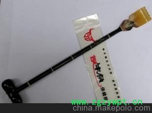 批全手工老人倪牛角锤/挠痒扒/牛角按摩捶