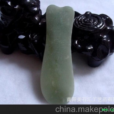 美石汇 礼品工艺品东北岫玉-女性必备时尚美容刮痧板