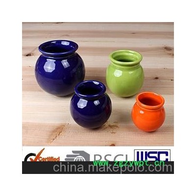 厂家专业供应 多种颜色实用陶瓷色釉火罐