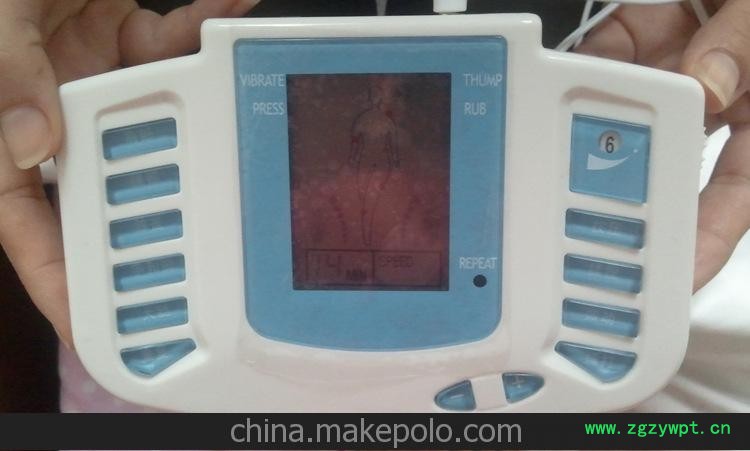 正品 中频数码经络颈椎理疗仪电子脉冲智能针灸仪小型 迷你按摩器图3