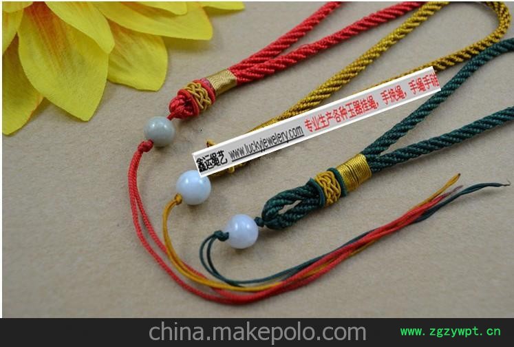 抄底价高端线材手工编织黑色墨绿色枣红色挂绳刮痧板图3