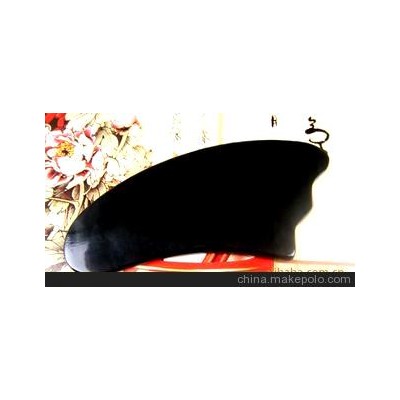 厂家直销 双福牛角三角刮痧板 面部眼部美容刮痧片