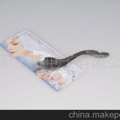 小脸勺子美颜棒~不锈钢~面部刮痧板~刮眼面膜