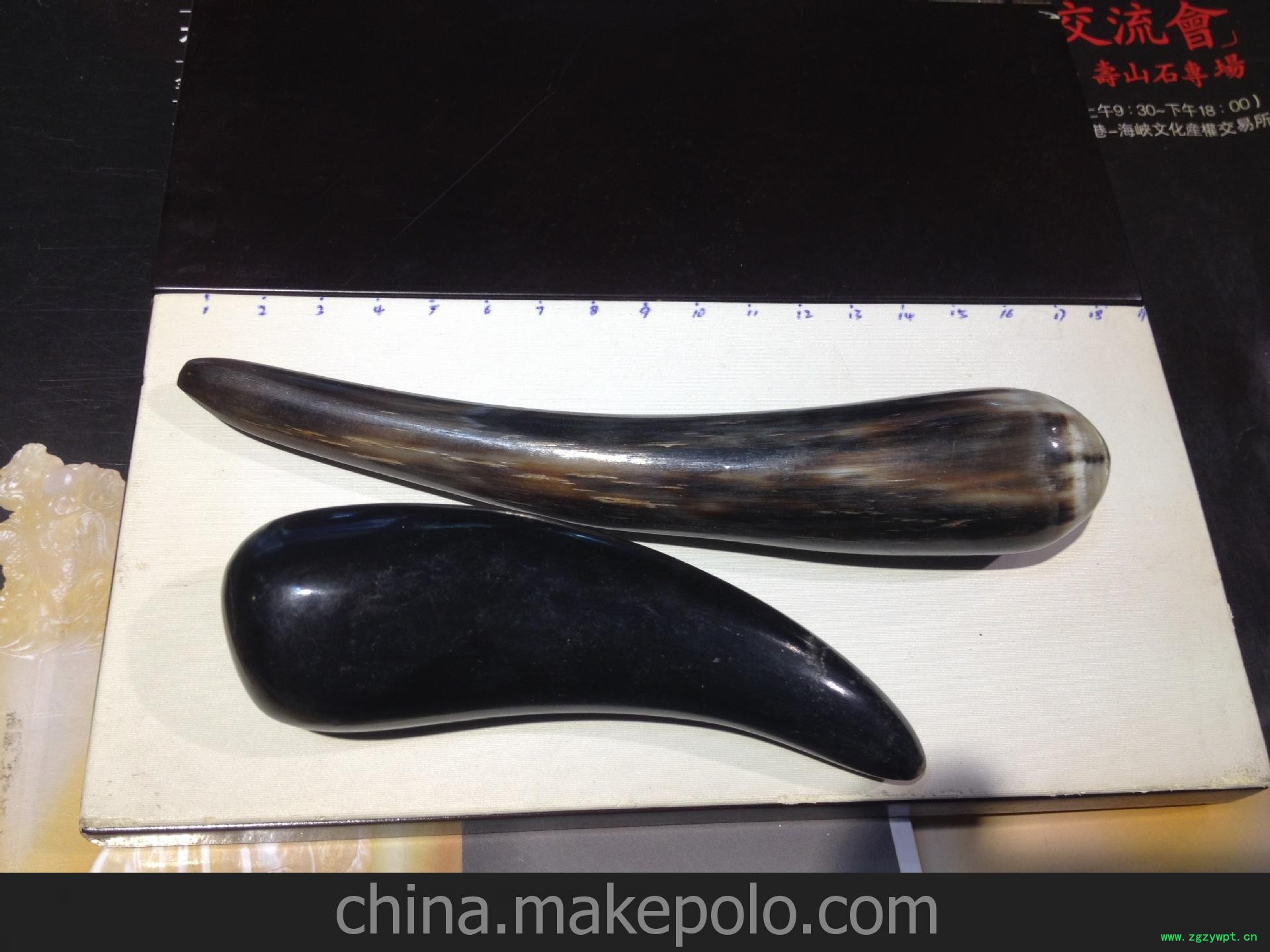 牛角梳，刮痧板，按摩棒，刮痧筒，保健梳子，谭木匠檀木梳绵羊角图2