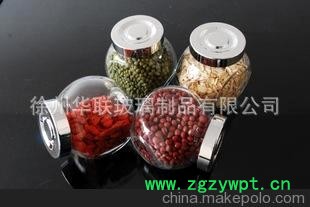 供应高白料玻璃扁鼓瓶 牛奶瓶玻璃 火罐玻璃 徐州玻璃 香薰瓶图5