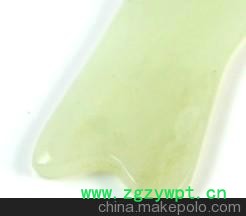 张秀琴全息刮痧美容玉板/ 阿富汗白玉板玉石刮痧板图3