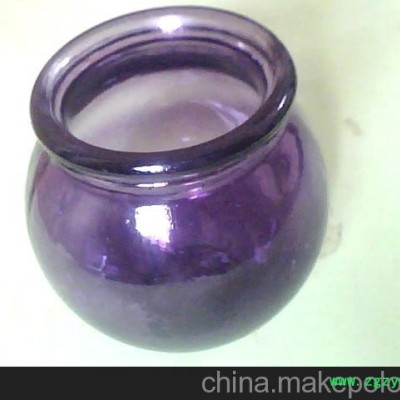 厂家供应彩色加厚拔火罐 4#火罐 时尚紫棕色 美容保健热销产品