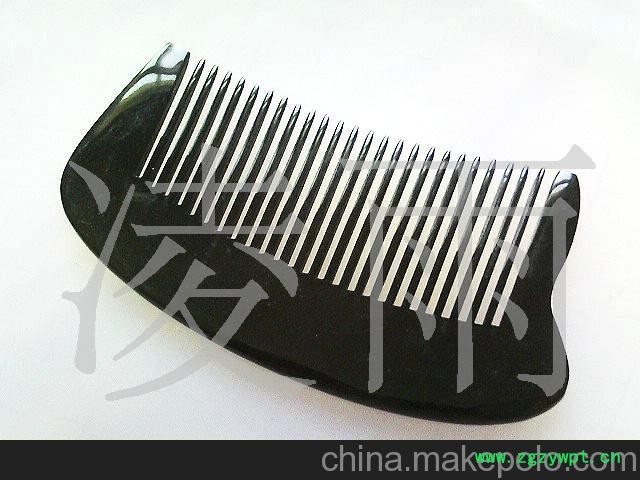 批发供应天然水牛牛角梳