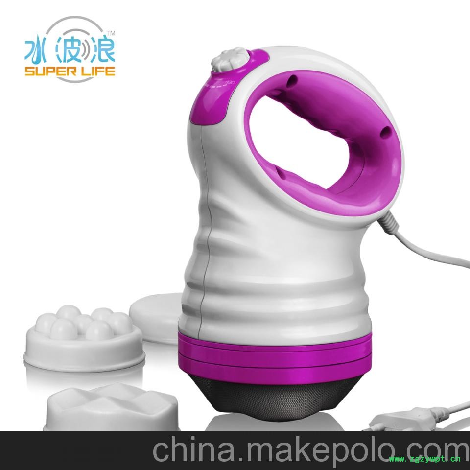 供应B07按摩推拿器/旋转+振动按摩/推脂刮痧机/颈肩按摩器图2