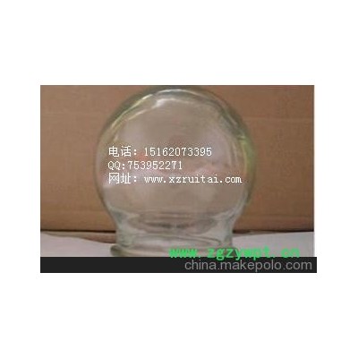 玻璃拔火罐5号，理疗拔火器，防爆加厚玻璃拔火罐，玻璃罐，火罐