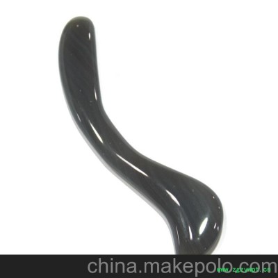 天然巴西灰玛瑙刮痧板按摩棒美容保健环保厂家直销低价特批工艺品