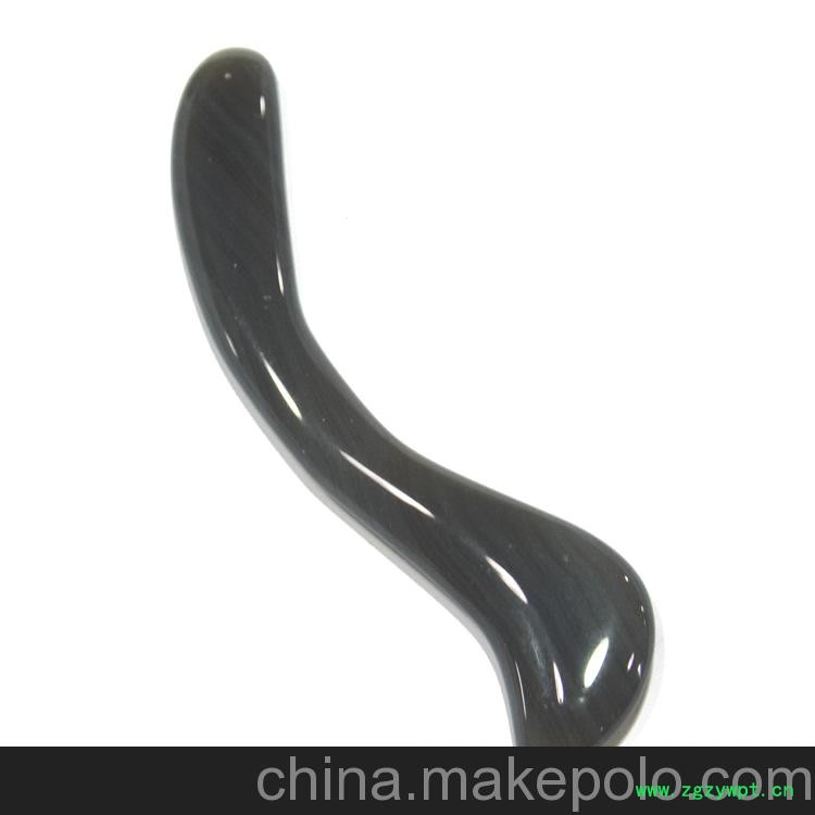 天然巴西灰玛瑙刮痧板按摩棒美容保健环保厂家直销低价特批工艺品图4