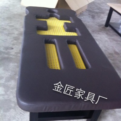 实木按摩床,按摩床美容床厂,熏蒸床金匠厂家订做按摩床