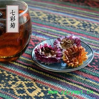 七彩菊 花草茶 洋菊花 变色菊 蜡菊 花茶散装图2