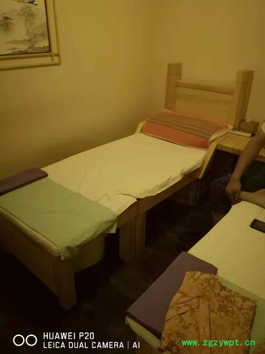 **实木按摩足道床定做足道馆按摩床松木按摩馆足道床图2