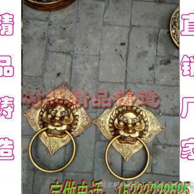 定直销 狮头中药柜拉环 仿古铜合页铰链型彩绘如来佛佛像摆饰大型人物神像铜雕贴金弥勒 博古架铜